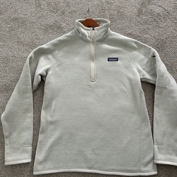 Patagonia Better Sweater 1/4 Zip Women's Large Ivory - Picture 5 of 5